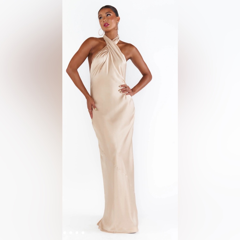 Jasmine Halter Maxi Dress Show Me Your Mumu